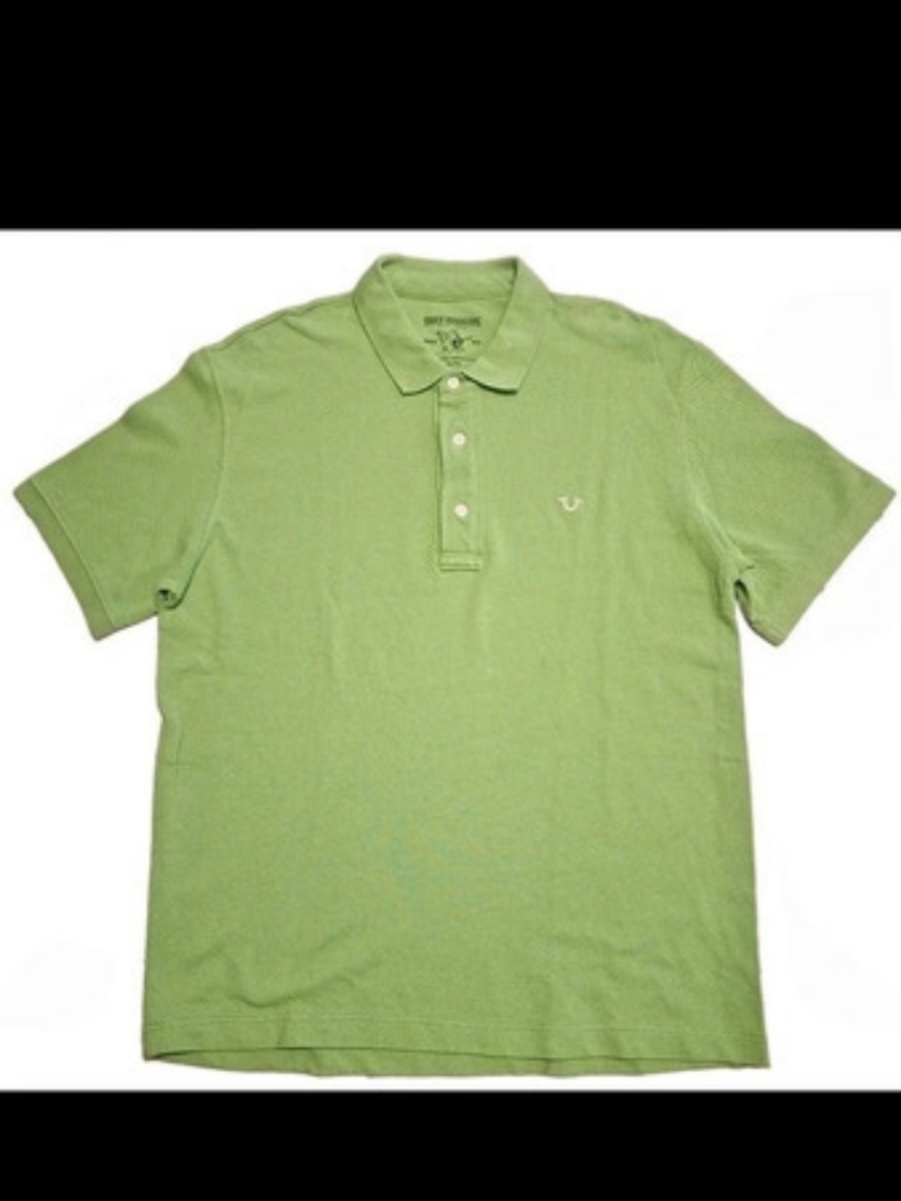 True Religion Buddha Logo Polo Shirt Green XL25
